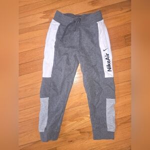 Nike Kids Charcoal and Light Gray Joggers